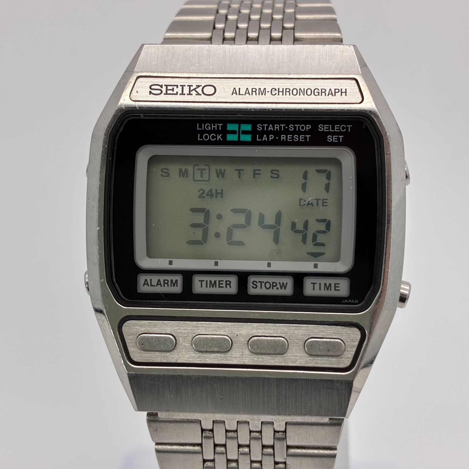 稼働品】SEIKO セイコー ALARM-CHRONOGRAPH アラーム クロノグラフ 