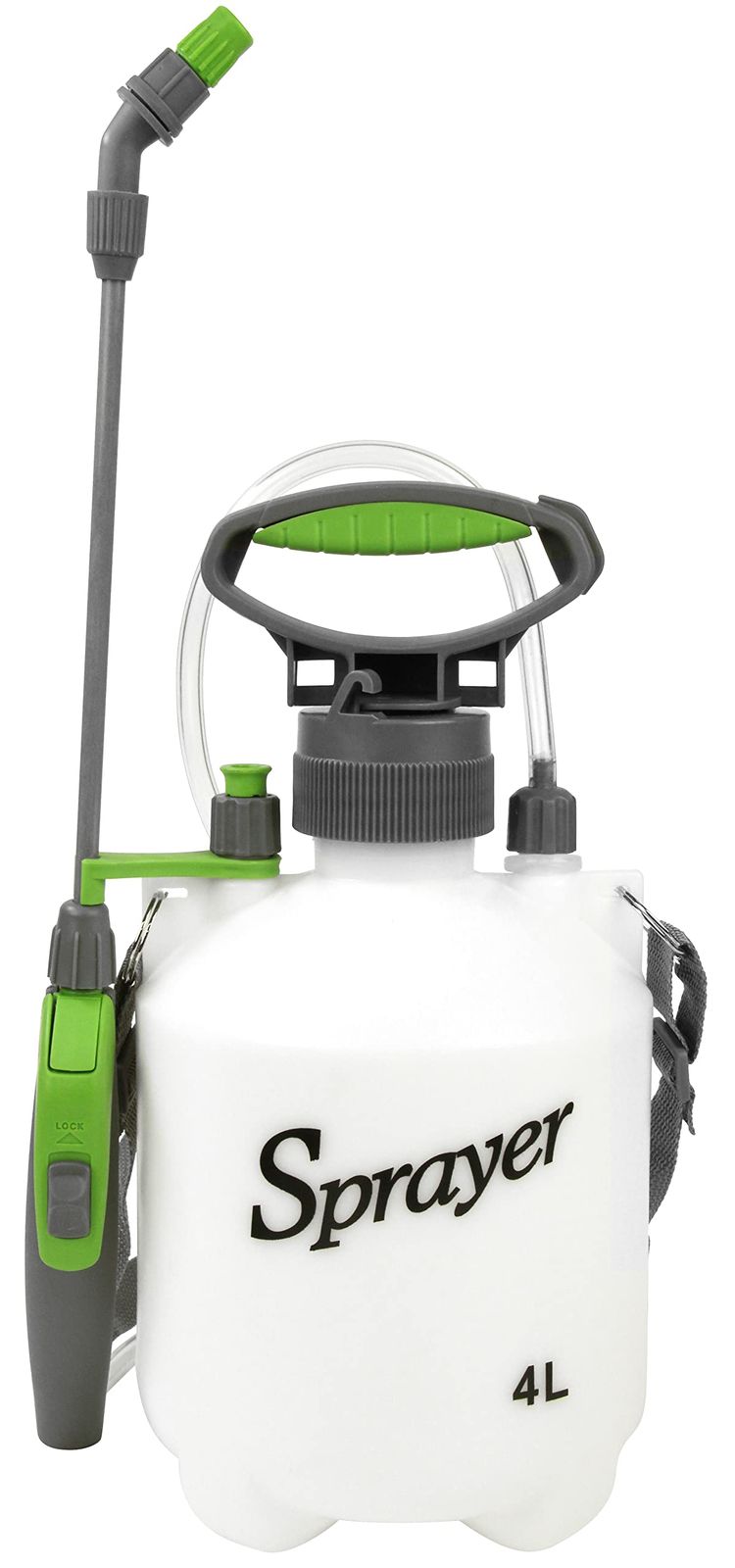 イーバリュー(E-Value) 蓄圧式 噴霧器 4L 肩掛け ノズル長30cm 除草剤用ノズル付属 SAS-4000N 0