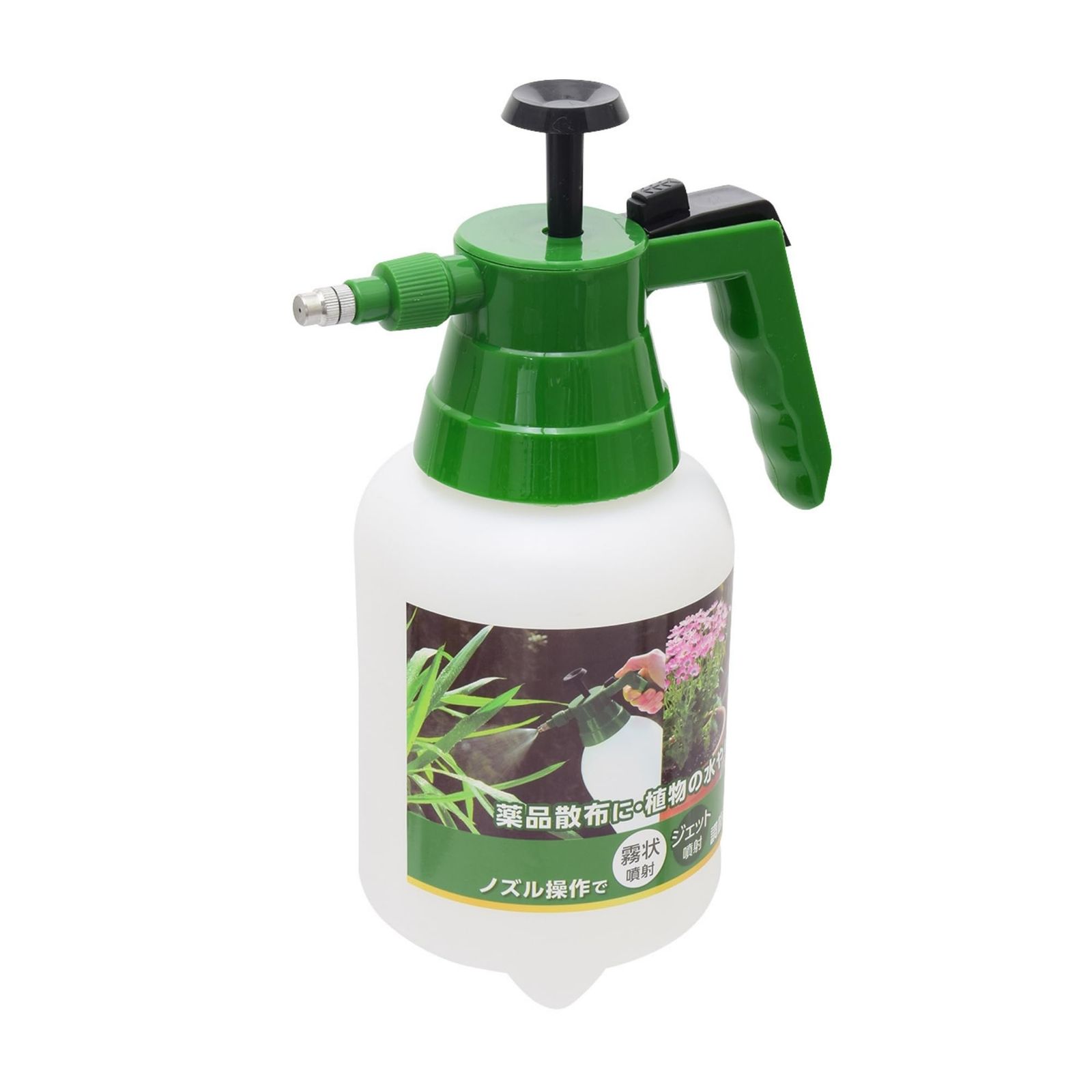 高儀(Takagi) TAKAGI 蓄圧式 ガーデンスプレー PRO 1L GHSF-1A【除草剤の散布や水やりに】【レバーを押すだけで連続噴霧】【霧状・ジェット噴射調整可】 たかぎ 0