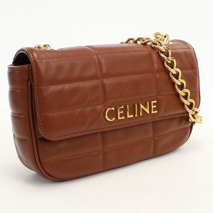 CELINE セリーヌ チェーン 11127 3EPZ ショルダーバッグ カーフ【中古】 レディース
