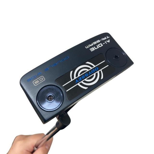 【中古】 オデッセイ Ai-ONE TRI-BEAM DOUBLE WIDE CS 34インチ パター PT STROKE LAB 90 スチール (フレックスその他) メンズ 男性用 右利き 右用 Cランク ゴルフクラブ