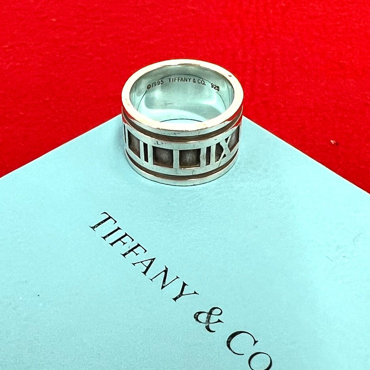 極 美品 TIFFANY&Co. ティファニー ヴィンテージ アトラス ワイド