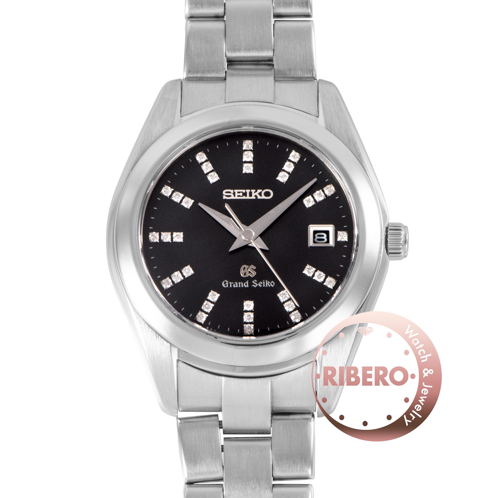 SEIKO セイコー グランドセイコー STGF071 ブラックシェル ステンレススチール【中古】
