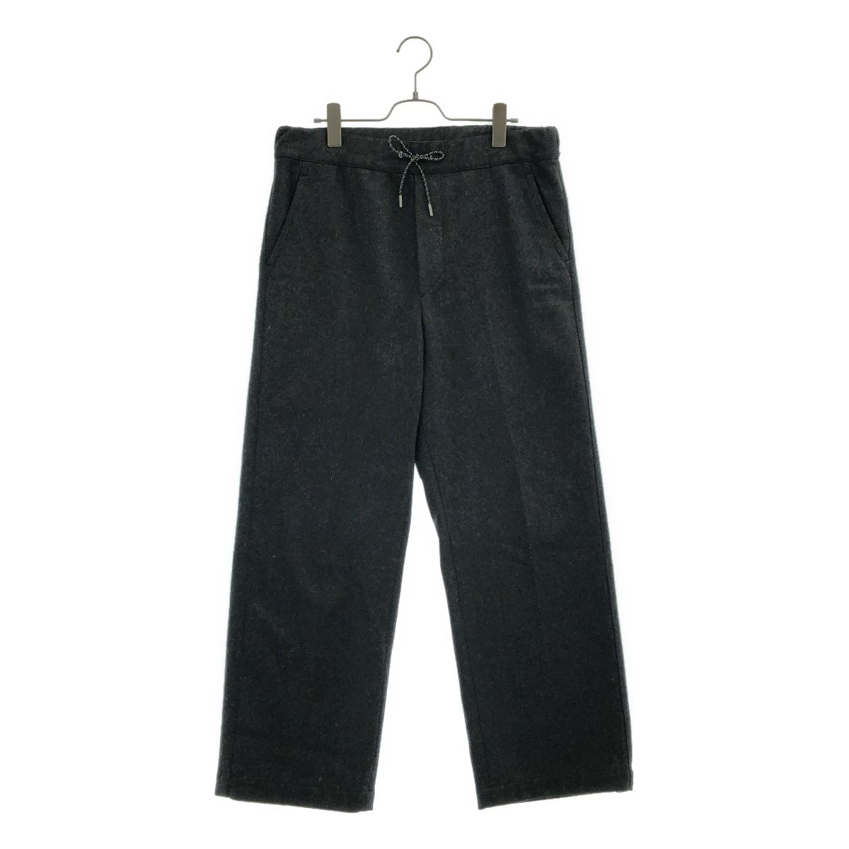 OAMC / オーエーエムシー | 2023AW | BASE PANTS ウール混 ドローストリングパンツ | XS | グレー | メンズ