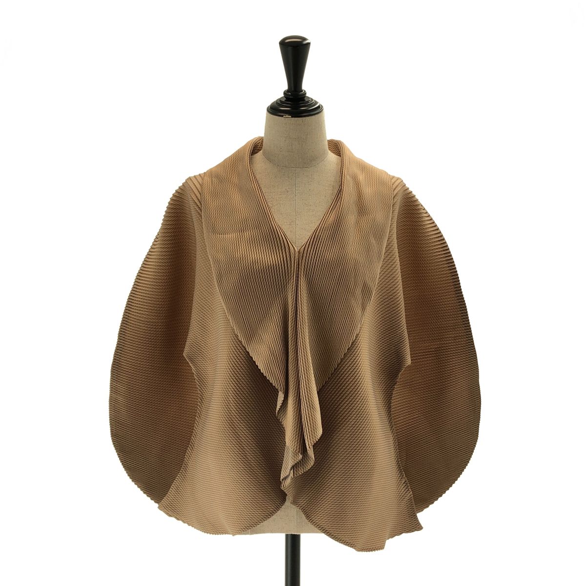 【美品】 ISSEY MIYAKE / イッセイミヤケ | 変形 ボリュームスリーブ シングルジャケット | 2 | ブラウン系 | レディース 23,990円