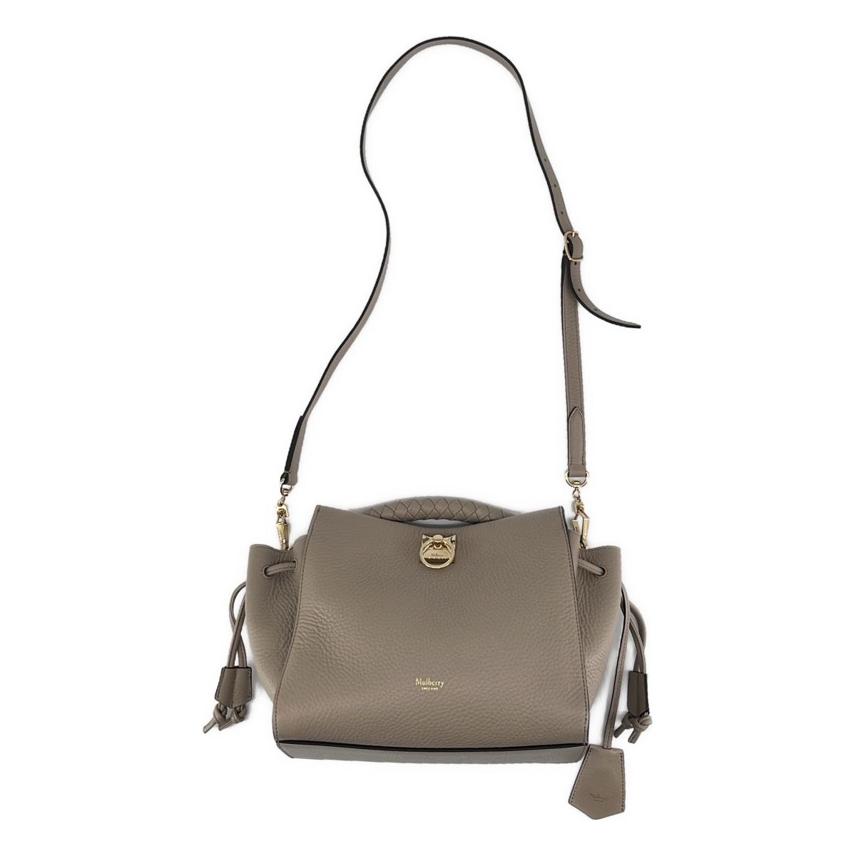 【美品】 Mulberry / マルベリー | Small Iris スモール アイリス レザー2way バッグ | グレージュ | レディース