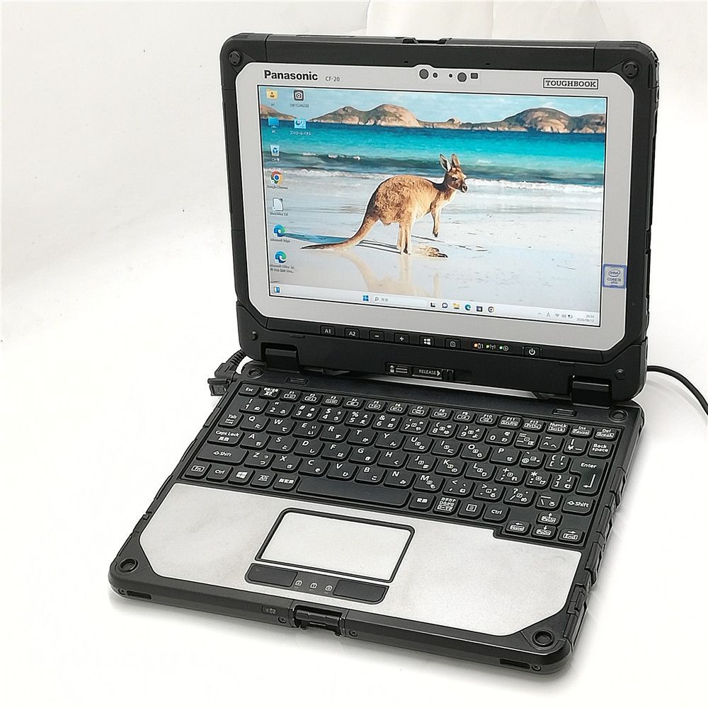 激安 Wi-Fi有 タッチ可 パナソニック 中古ノートパソコン タフブック CF-20EP740VJ Core i5 128GB 高速SSD搭載 無線LAN Windows11 Office済