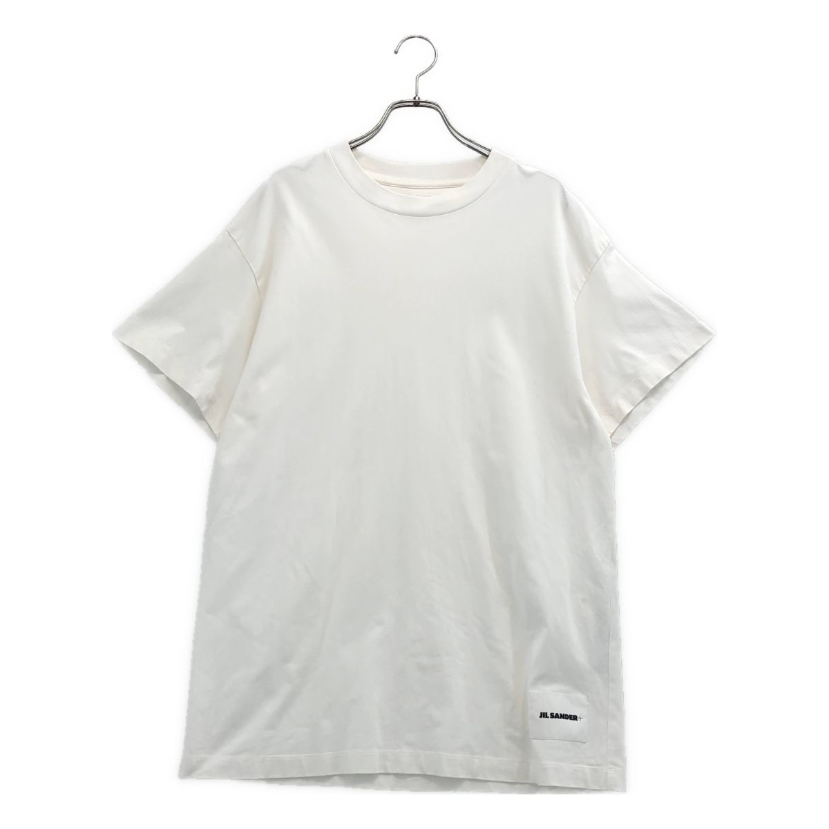 JIL SANDER+ / ジルサンダープラス | ロゴパッチ クルーネックTシャツ | L | ホワイト | メンズ 10,662円
