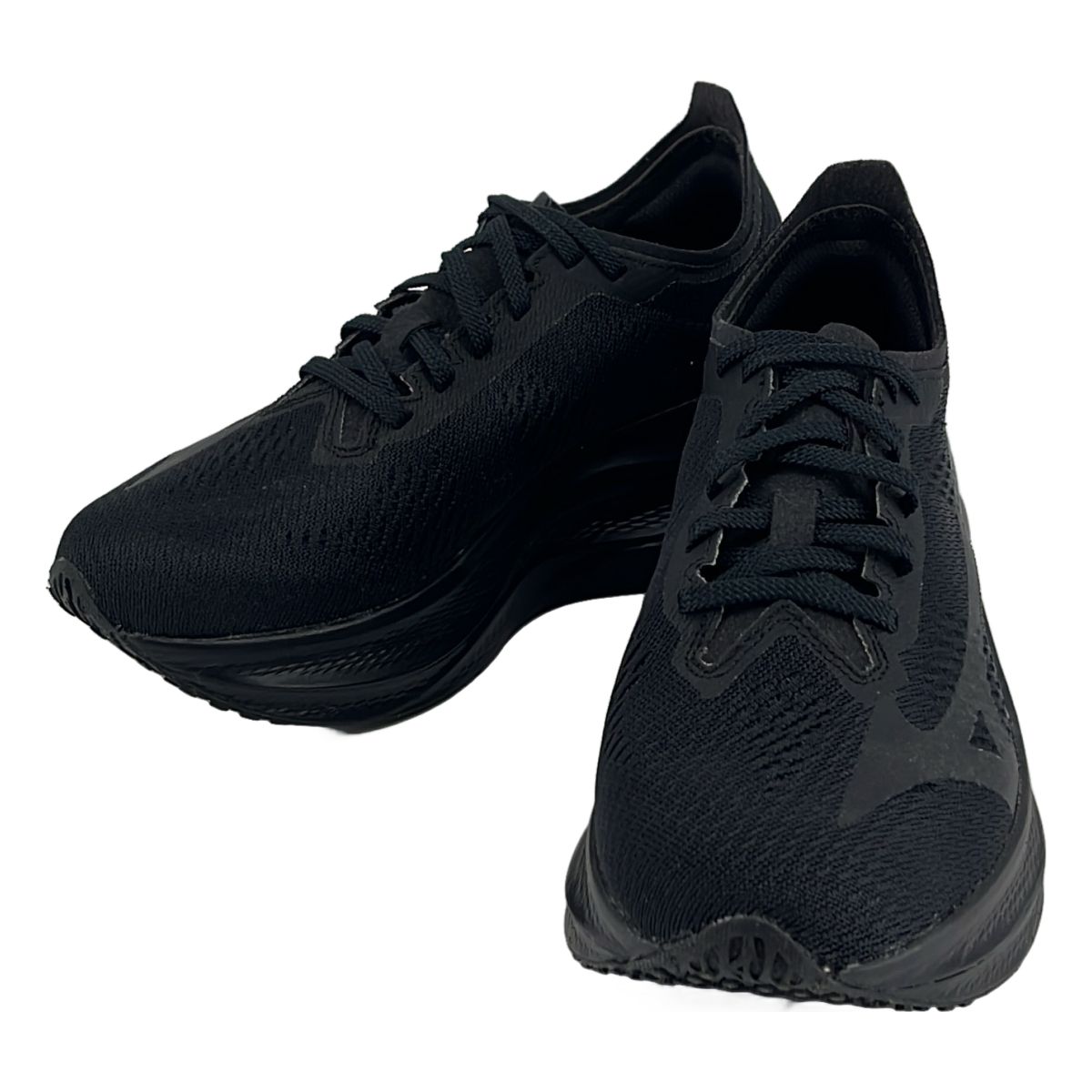 【美品】 COMME des GARCONS / コムデギャルソン | × MIZUNO WAVE REBELLION PRO スニーカー | 24.5 | ブラック | レディース