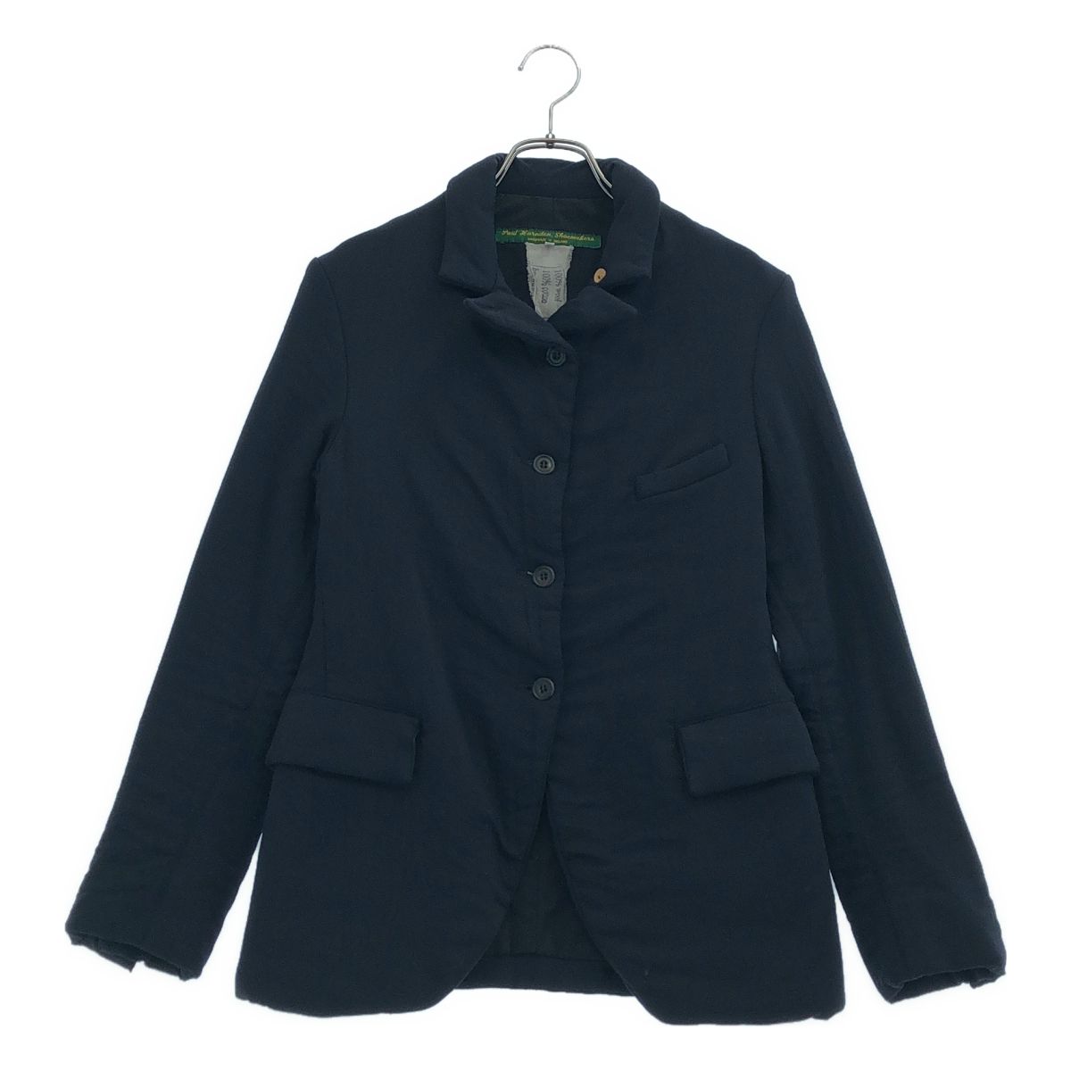 【美品】 Paul Harnden / ポールハーデン | Womens Pocket Blazer ウール コットン ジャケット | M | ネイビー | レディース