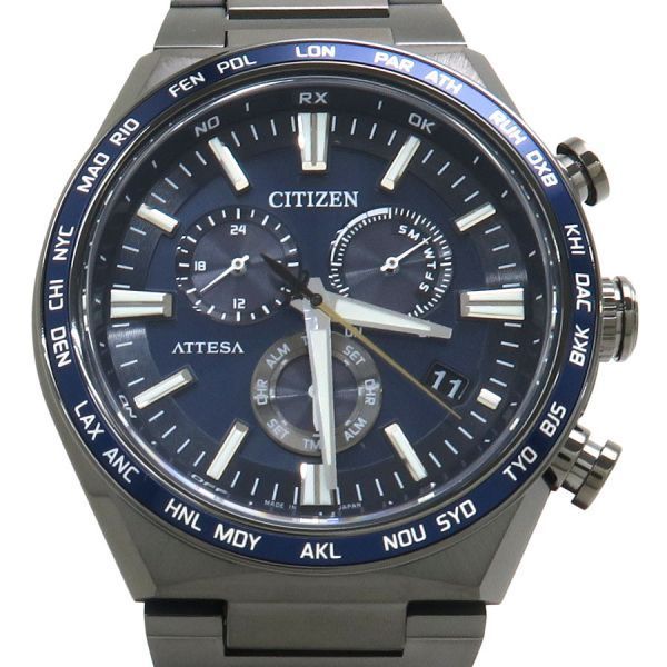 シチズン アテッサ 41mm CB5967-66L メンズ 腕時計【Aランク】【中古】