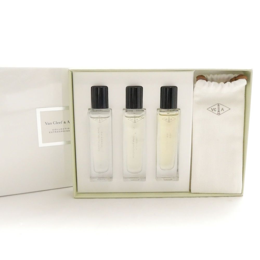 美品 Van Cleef & Arpels ヴァン クリーフ＆アーペル コレクシオン エクストラオーディネール トラベルセット1 香水 15ml×3 BK1782CC 9,240円