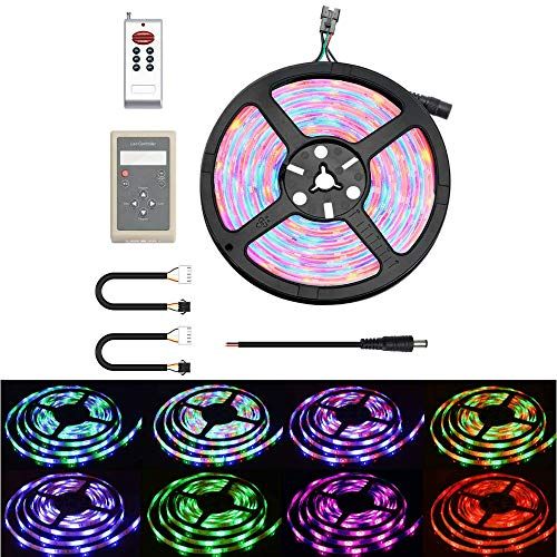 LED テープライト フルカラー RGB TVバックライト 5M SMD2835 16色切替150連 132点灯パターン 白ベース 防水防塵 テレビ PC照明 切断可能LEDテープ RGBライト 高輝度 12V 光が流れる 車外装飾 強粘着両 82ad6b4a 7,646円
