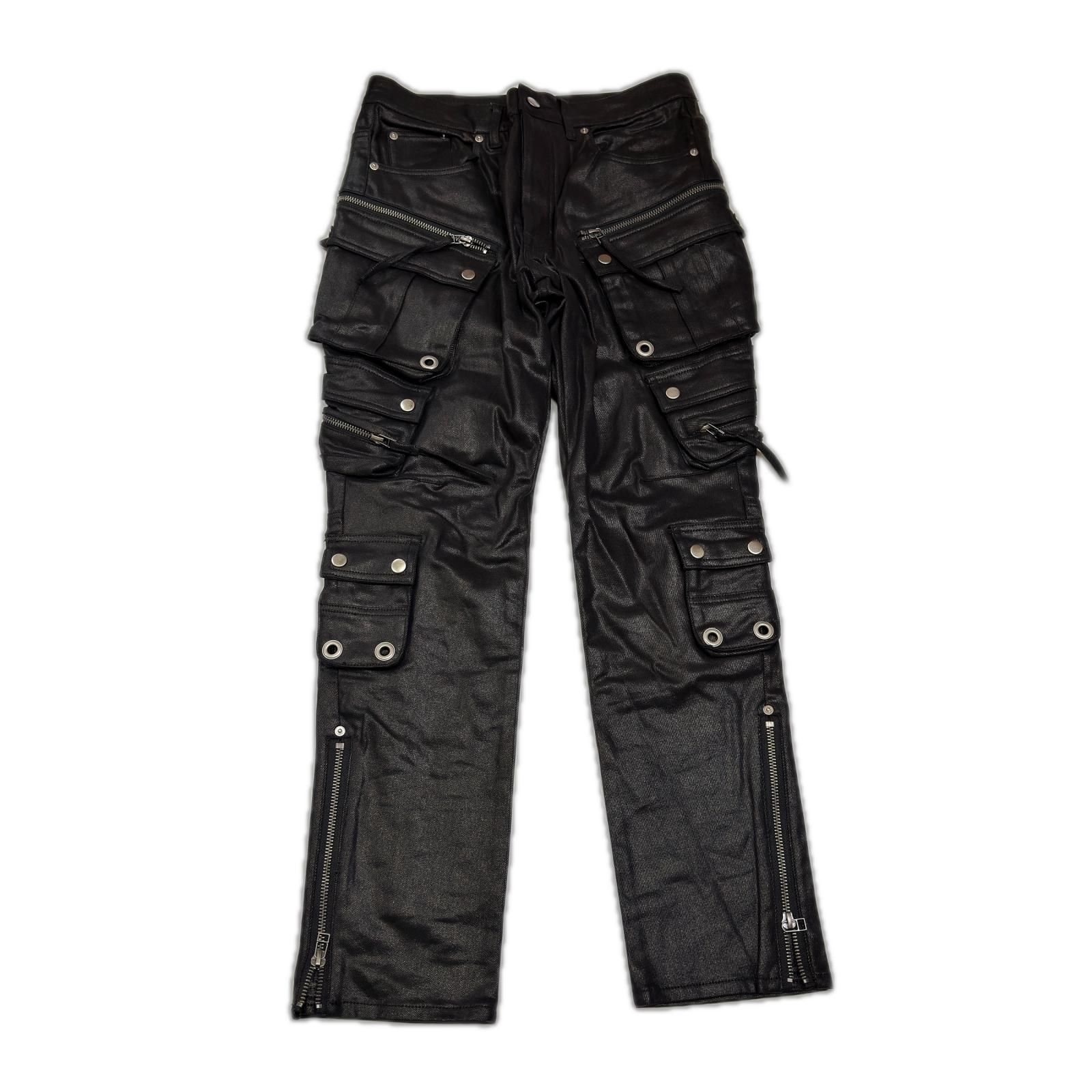 参考上代49500円 BREATH 24AW MULTI POCKET SLIM CARGO TYPE-2 スリムカーゴパンツ ブレス BR24AW-P1003 ブラック L （21187M） 19,738円