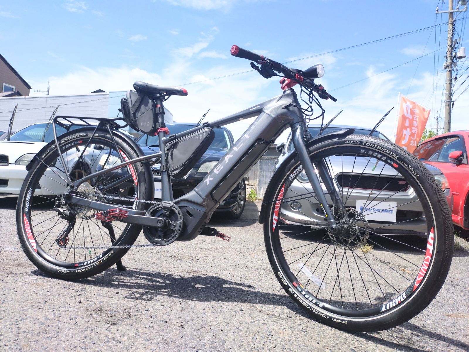 ☆Panasonic XEALT ゼオルト S5☆GXドライブユニット搭載 ハイスペックE-BIKE☆Continental CONTACT URBAN　カーボンハンドル シートポスト他☆ODD表示1,615km☆
