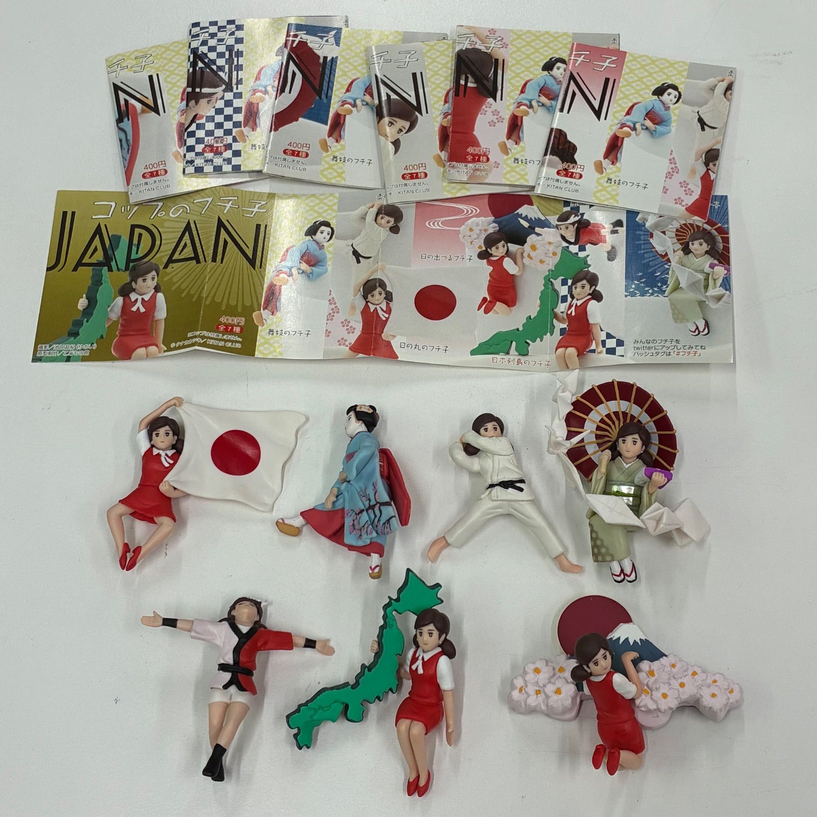 トレーディングフィギュア 全7種セット 「コップのフチ子 JAPAN