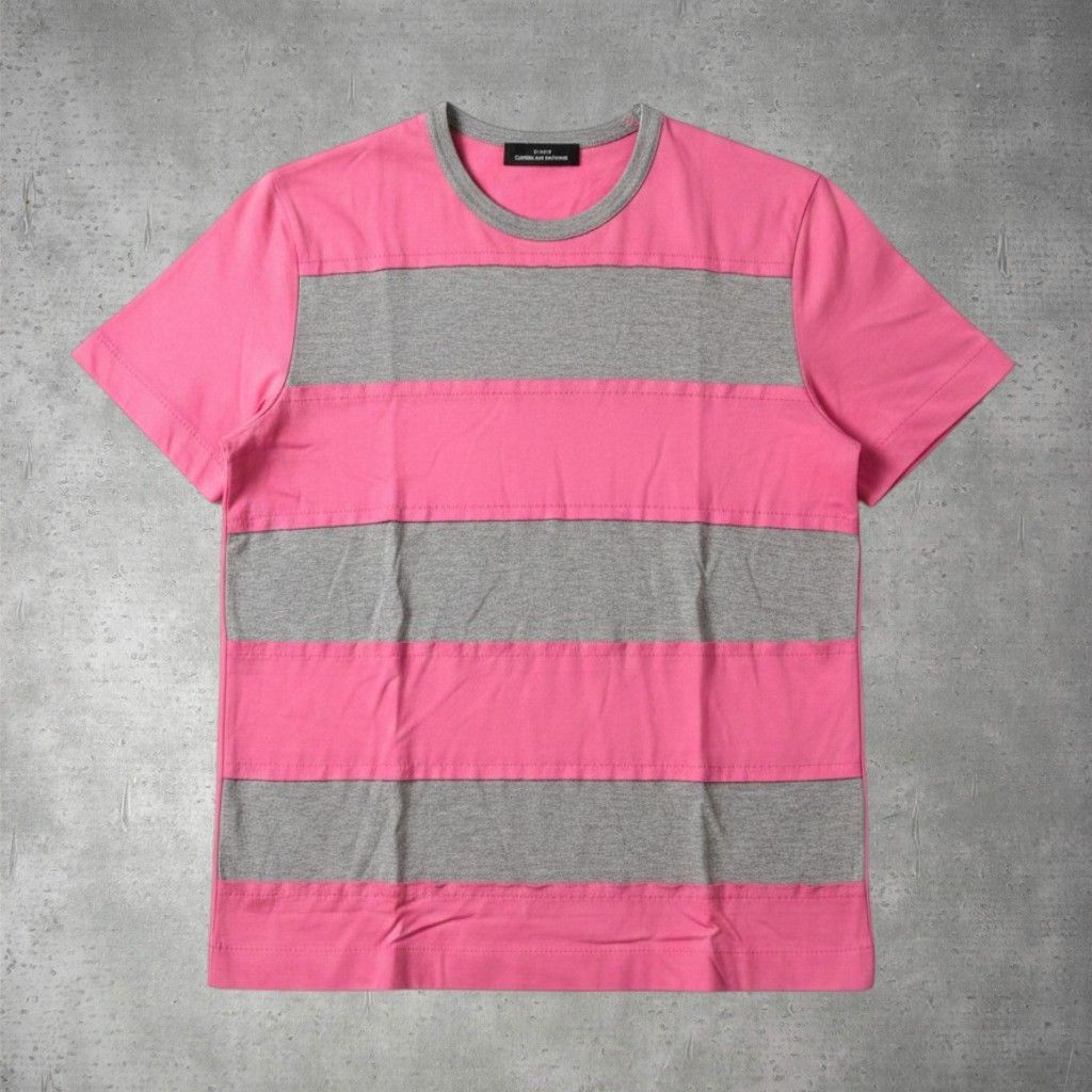 tricot COMME des GARCONS トリコ コムデギャルソン 切替 ボーダー Tシャツ 0-97-1204