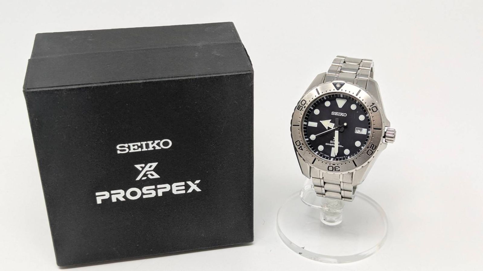 【稼働】SEIKO PROSPEX V157-0BN0 ダイバーズ 腕時計 ◇SEIKO セイコー ソーラー腕時計 PROSPEX V157-0BN0 ダイバーズ200m
