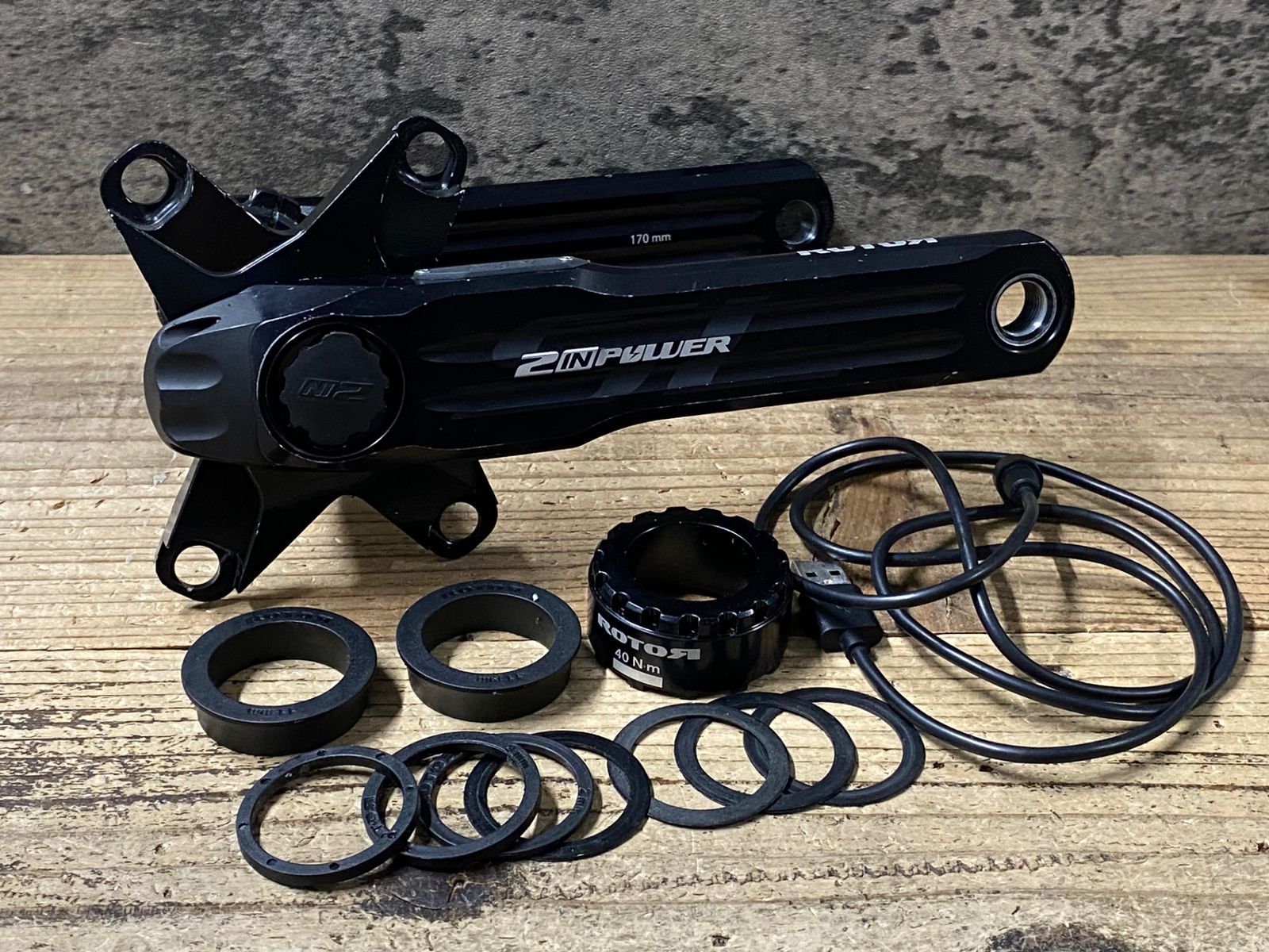 KA791 ローター ROTOR 2IN POWER パワーメーター クランクアーム