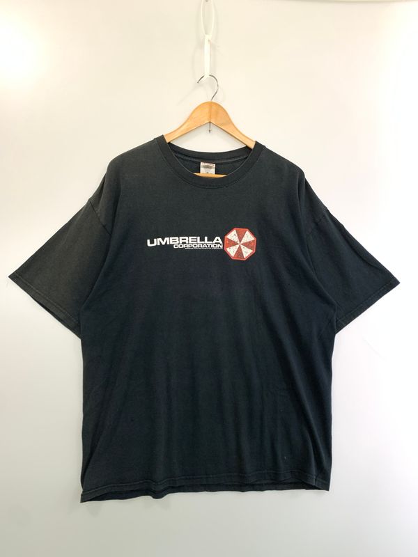 【現状渡し品】 GILDAN ACTIVEWEAR ギルダン アクティブウェア UMBRELLA CORPORATION LOGO PRINT SS TEE アンブレラ コーポレーション ロゴプリント Tシャツ 【146-260813-KS-17-min】