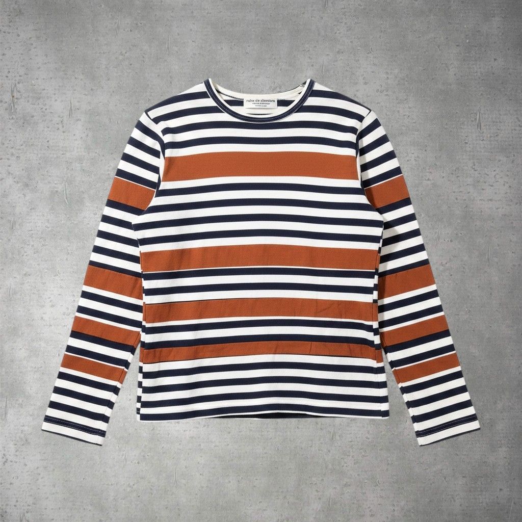 AD2000 COMME des GARCONS robe de chambre コムデギャルソン ローブドシャンブル ボーダー ロンT Tシャツ 0-97-1208