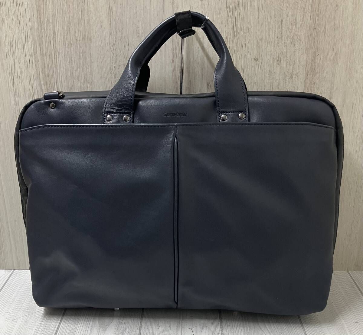 Samsonite MODERNICLE 2 Samsonite Modern Briefcase Business Bag 3 Way Navy Backpack Shoulder Bag Mens