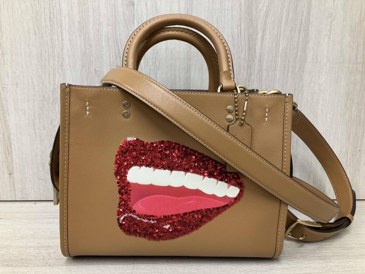 COACH コーチ トムウェッセルマン コラボ CA125 3WAY バッグ ショルダー ハンドバッグ ブラウン