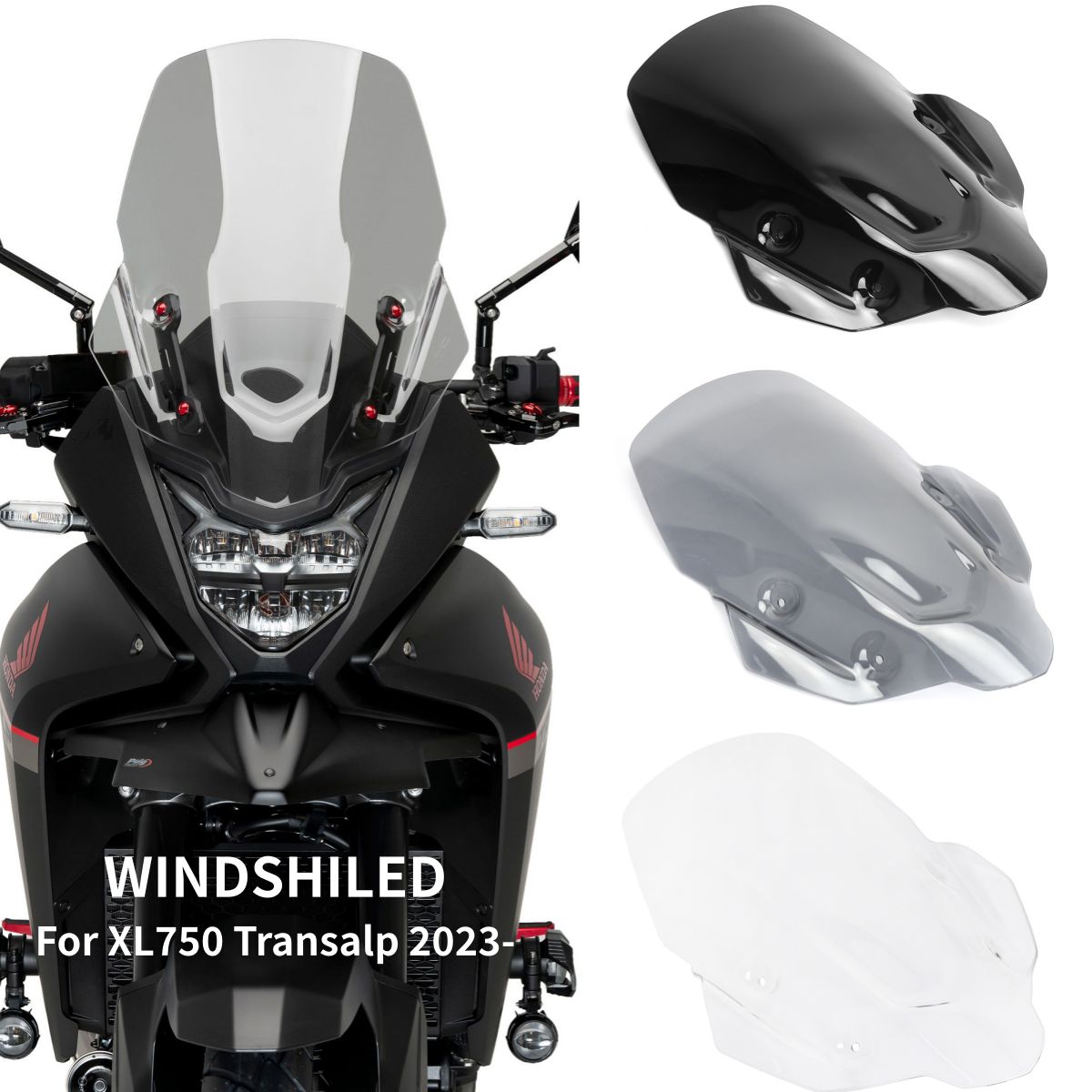 ホンダ XL750 トランザルプ 2023/2024 用 ウインドディフレクター