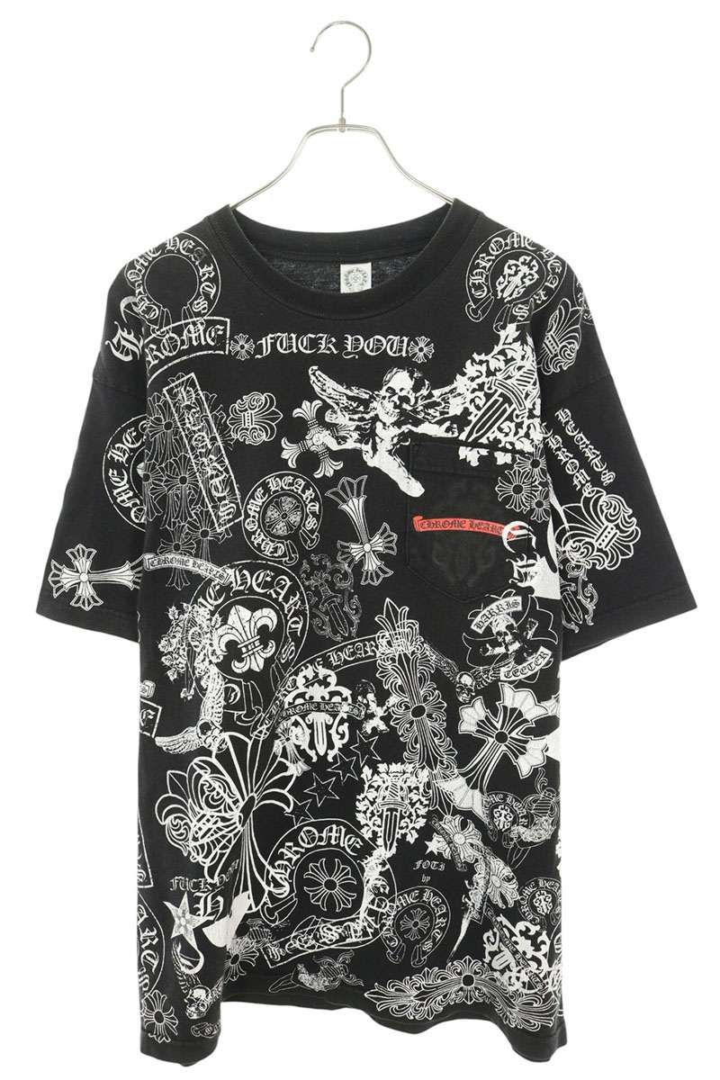クロムハーツ CH T-SHRT/3 マルチモチーフ総柄プリントTシャツ メンズ XL 51,054円