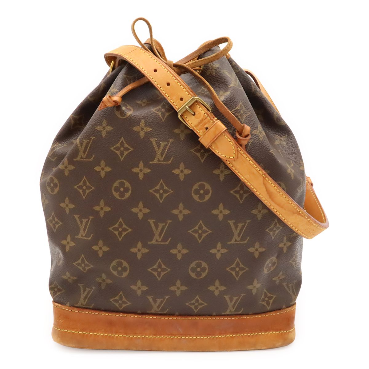 LOUIS VUITTON ルイ ヴィトン モノグラム ノエ ショルダーバッグ セミショルダー ワンショルダー 肩掛け 巾着型 M42224