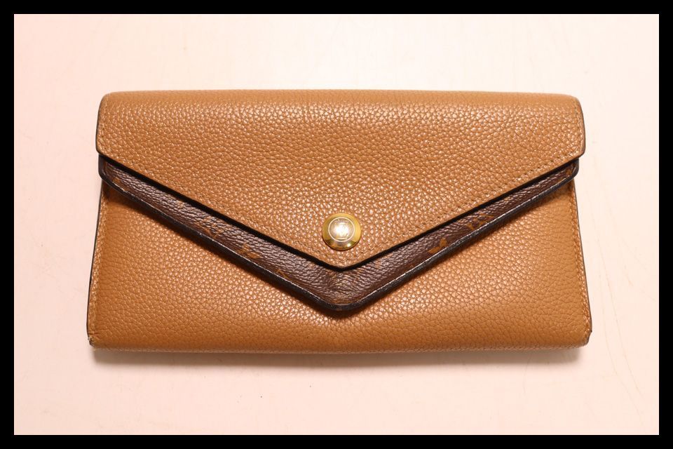 ■ルイ・ヴィトン　ポルトフォイユ・ドゥブルV　モノグラム×レザー　長財布　LOUIS VUITTON■0723ol176-3D