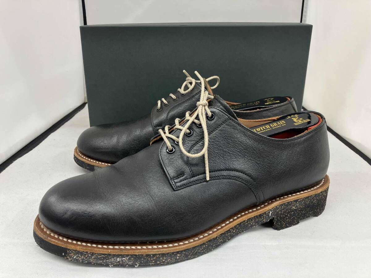 SCOTCH GRAIN BRICK CASUAL 74BL BLACK ドレス シューズ スコッチグレイン ブリック カジュアル ブラック メンズ 25cm レザー 革靴