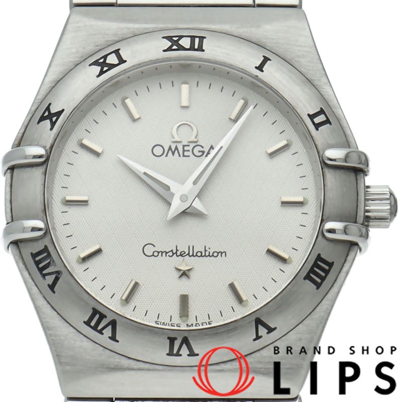 Omega Constellation SM 25.5mm 1572.30 SS Ladies Watch Silver Finish Beautiful Item [Used]