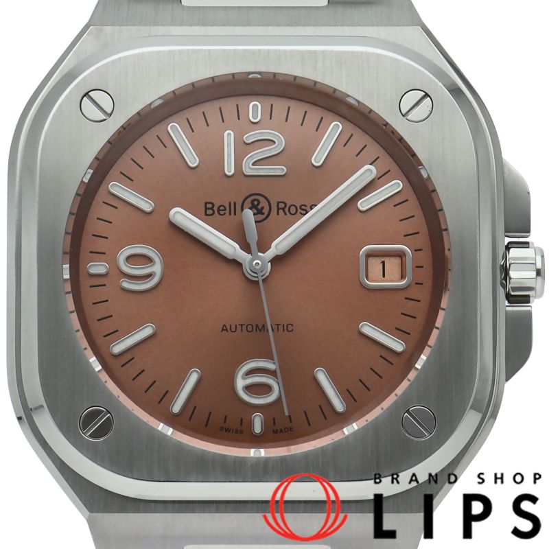 ベル&ロス BR-05 カッパーブラウン 40mm BR05A-BR-ST/SST 箱 保証書 SS メンズ時計 ライトマロン 仕
