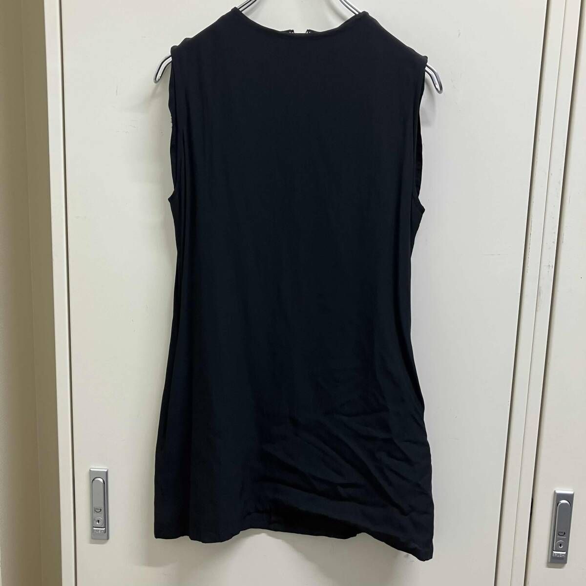 97ss archive YOHJI YAMAMOTO レーヨンノースリーブワンピース ブラック Size S FU-E02-201 ヨウジヤマモト 17,444円
