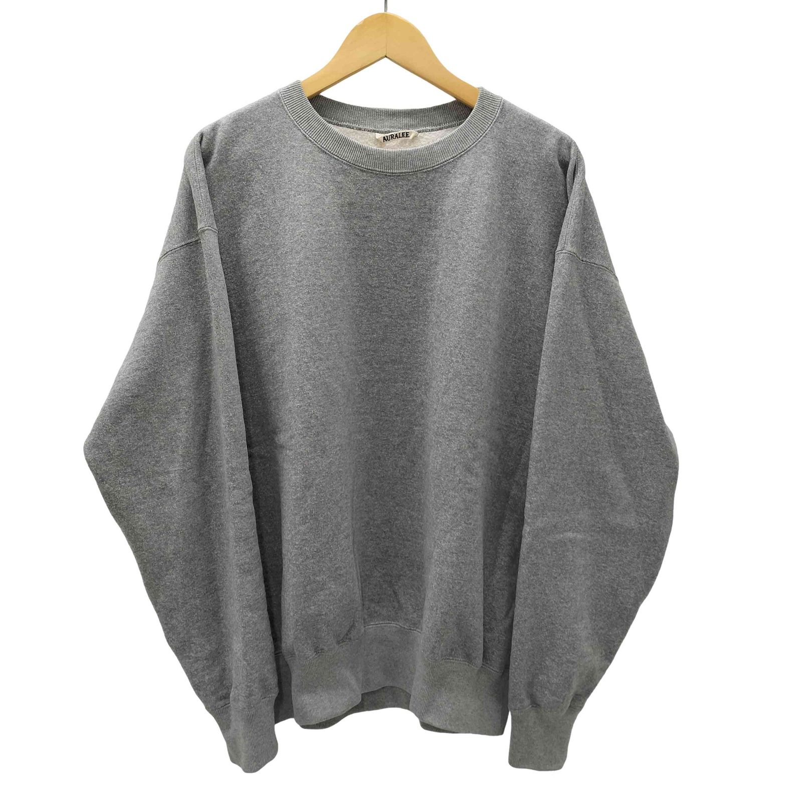 オーラリー AURALEE 25AW SMOOTH SOFT BD SWEAT P/O スムーズ ソフト