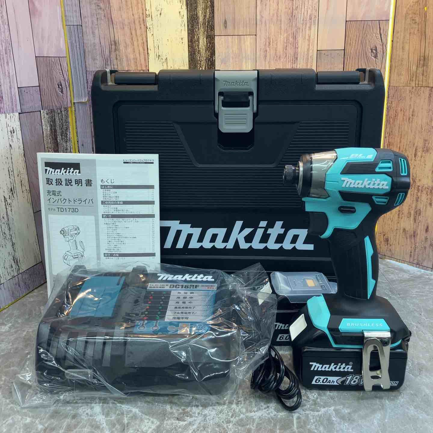 ◇マキタ(makita) コードレスインパクトドライバー TD173DGXTB 限定色 ターコイズブルー【八潮店】