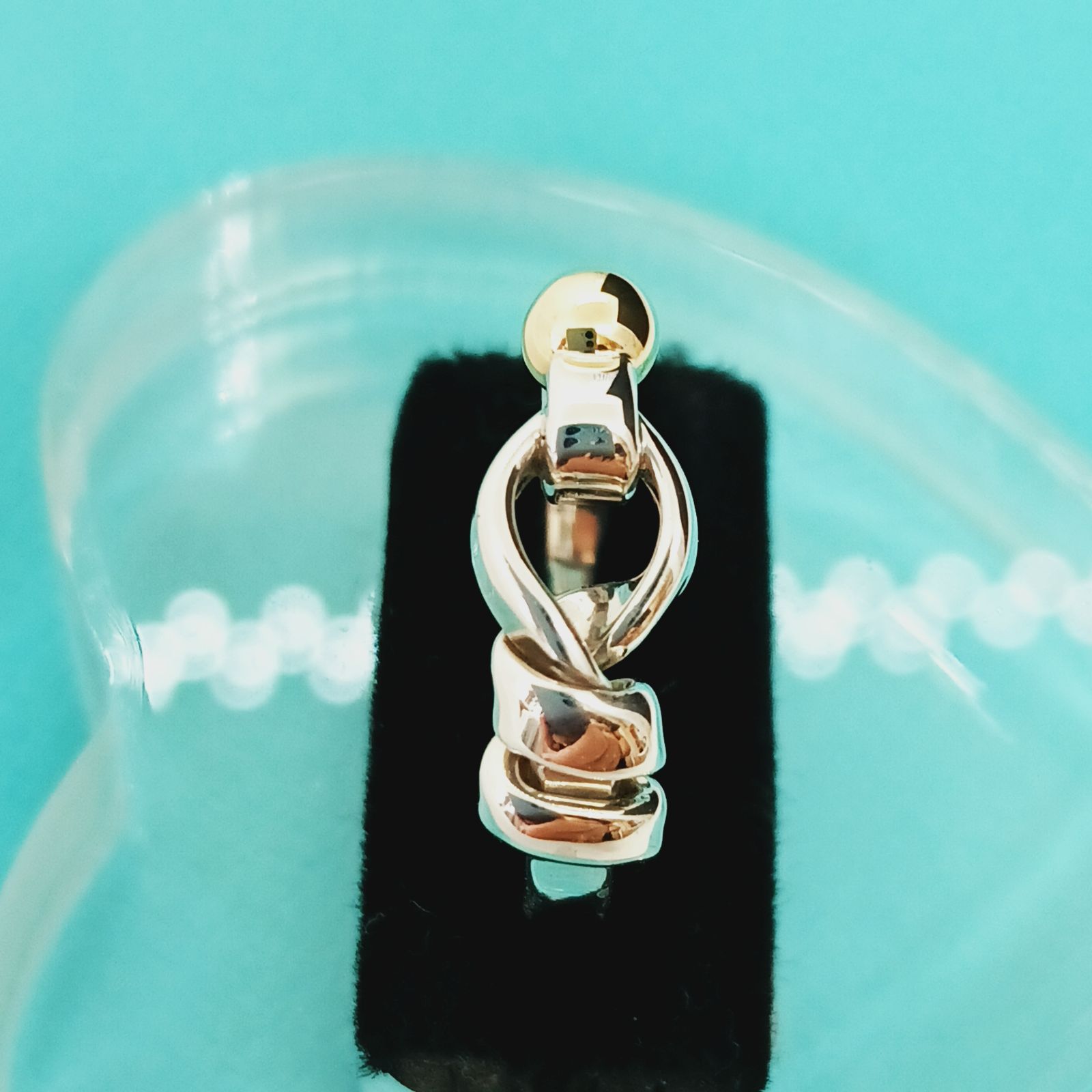新品仕上げ】オールドティファニー TIFFANY フック＆アイ リング SV925
