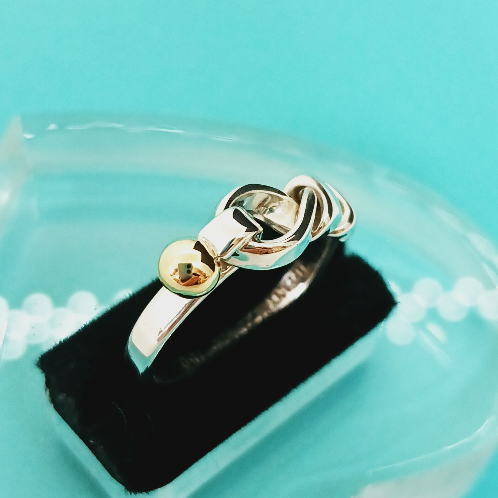 新品仕上げ】オールドティファニー TIFFANY フック＆アイ リング SV925
