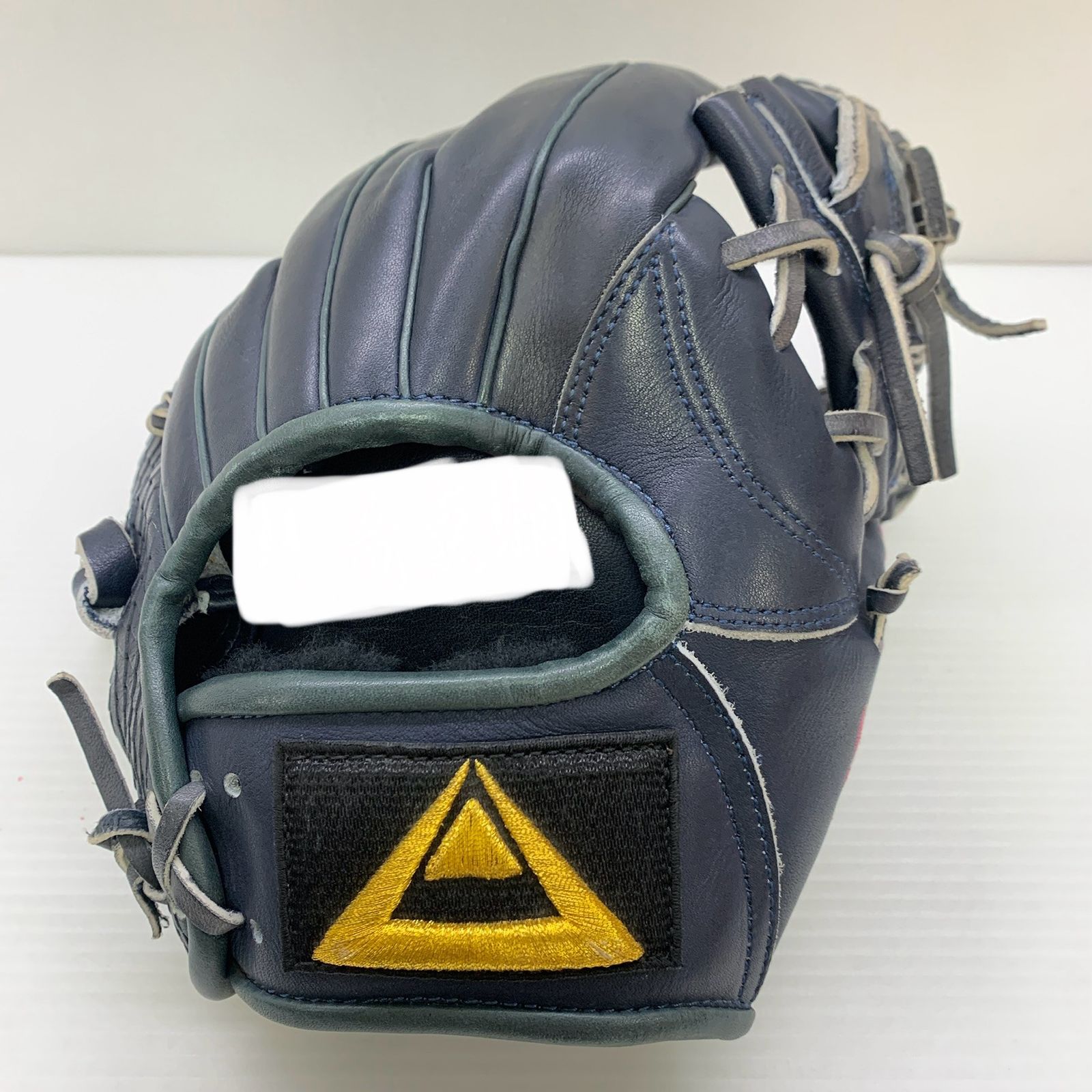 デルタ 軟式 大人 一般 内野手用 グローブ グラブ 右投げ 中古品 グローブ袋付き 野球 9385