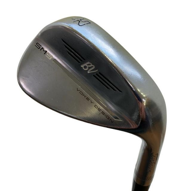 【中古】 タイトリスト VOKEY SPIN MILLED SM9 ツアークロム 52°/08°F ウェッジ WG BV 105 (フレックスその他) メンズ 男性用 右利き 右用 Cランク ゴルフクラブ
