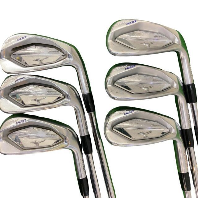 【中古】 ミズノ JPX 900 FORGED 6S アイアンセット IR 純正特注シャフト (フレックスS) メンズ 男性用 右利き 右用 Cランク ゴルフクラブ