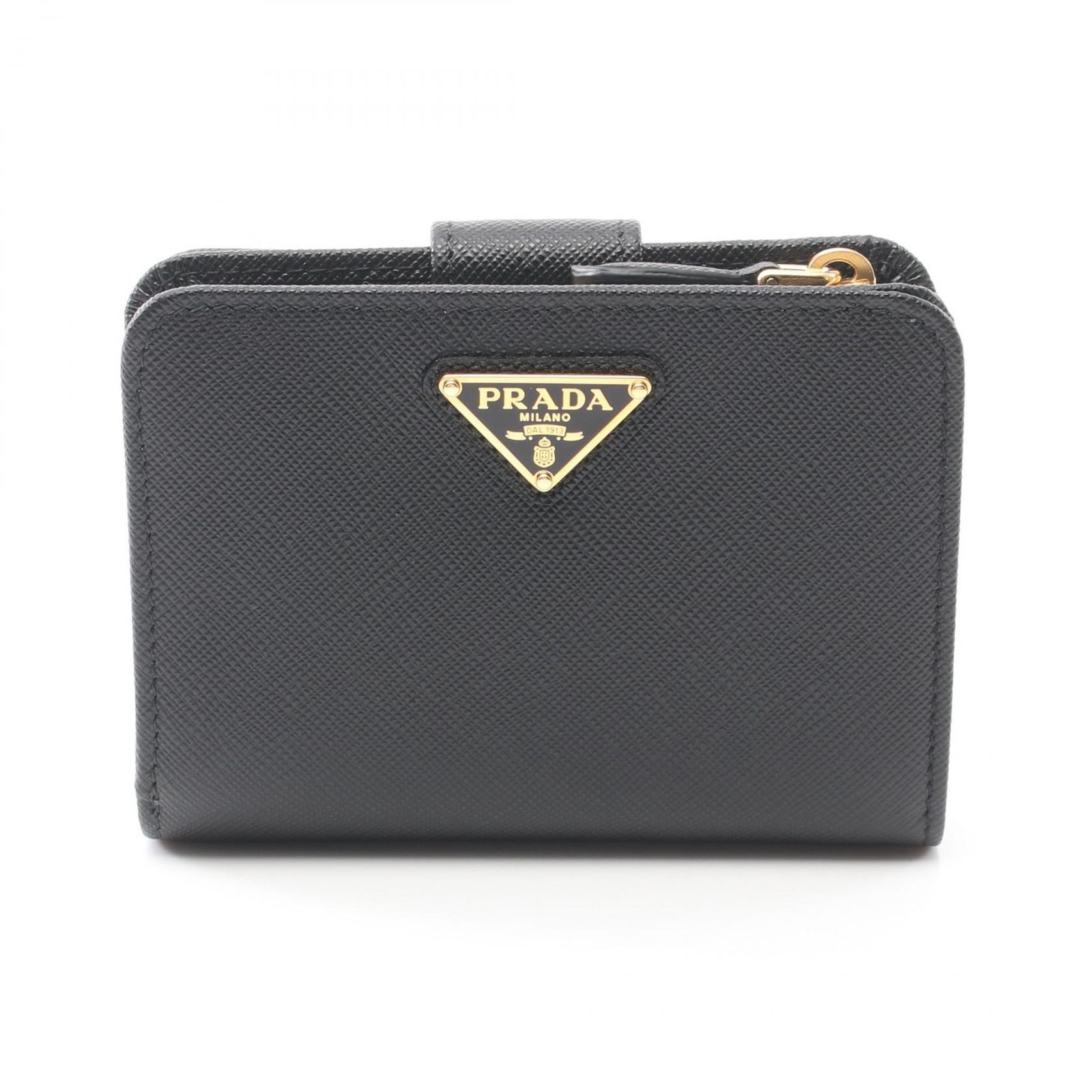 プラダ PRADA 二つ折り財布 SAFFIANO TRIANG 1ML018QHHF0002 サフィアーノレザー 二つ折財布 レディース 新品