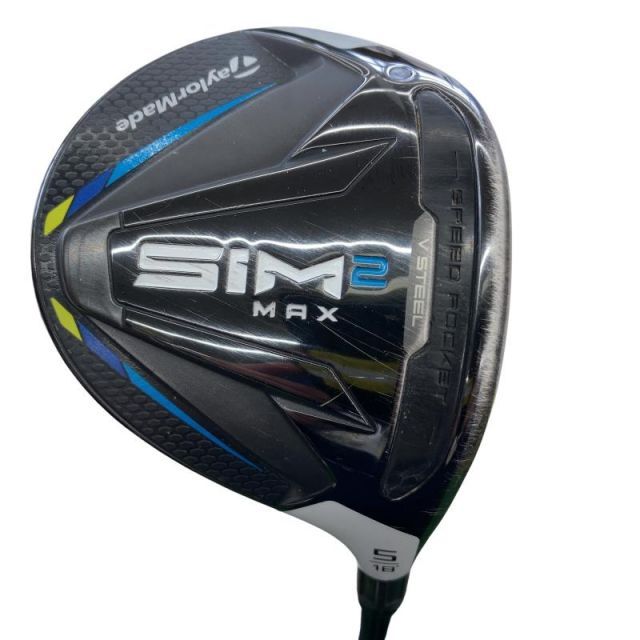 【中古】 テーラーメイド SIM2 MAX 5W フェアウェイウッド FW TENSEI BLUE TM50(SIM2 FW) (フレックスS) メンズ 男性用 右利き 右用 Dランク ゴルフクラブ