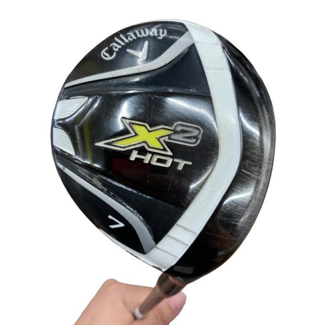 【中古】 キャロウェイ X2 HOT 7W フェアウェイウッド FW X2 HOT(フェアウェイ) (フレックスSR) メンズ 男性用 右利き 右用 Cランク ゴルフクラブ