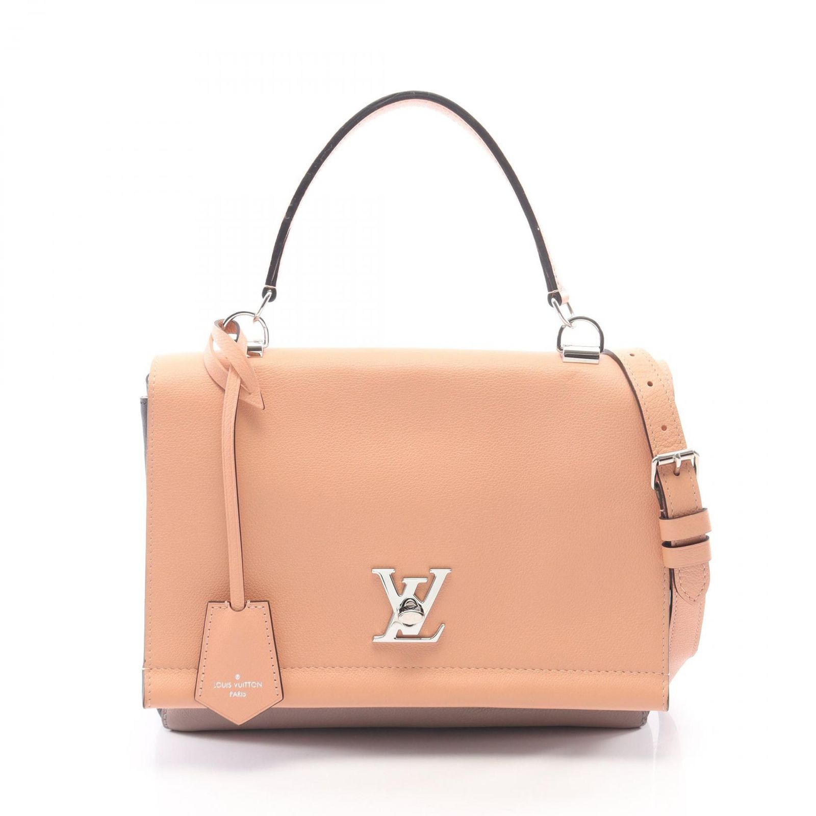 ルイ・ヴィトン LOUIS VUITTON ハンドバッグ ロックミー2 2WAY M50918 ピンク/グレー/ノワール レザー ロックミー2 レディース Used A