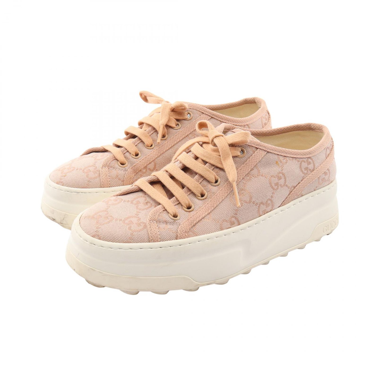グッチ GUCCI スニーカー TENNIS GG柄 746766 その他 シューズ スニーカー TENNIS レディース Used B