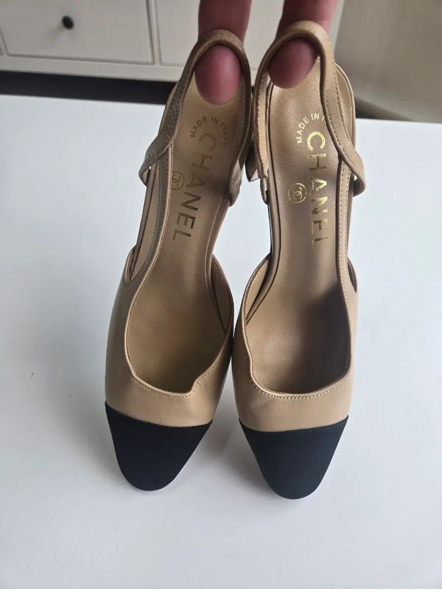 (正規品)CHANEL シャネル ツートン スリングバック サイズ3
