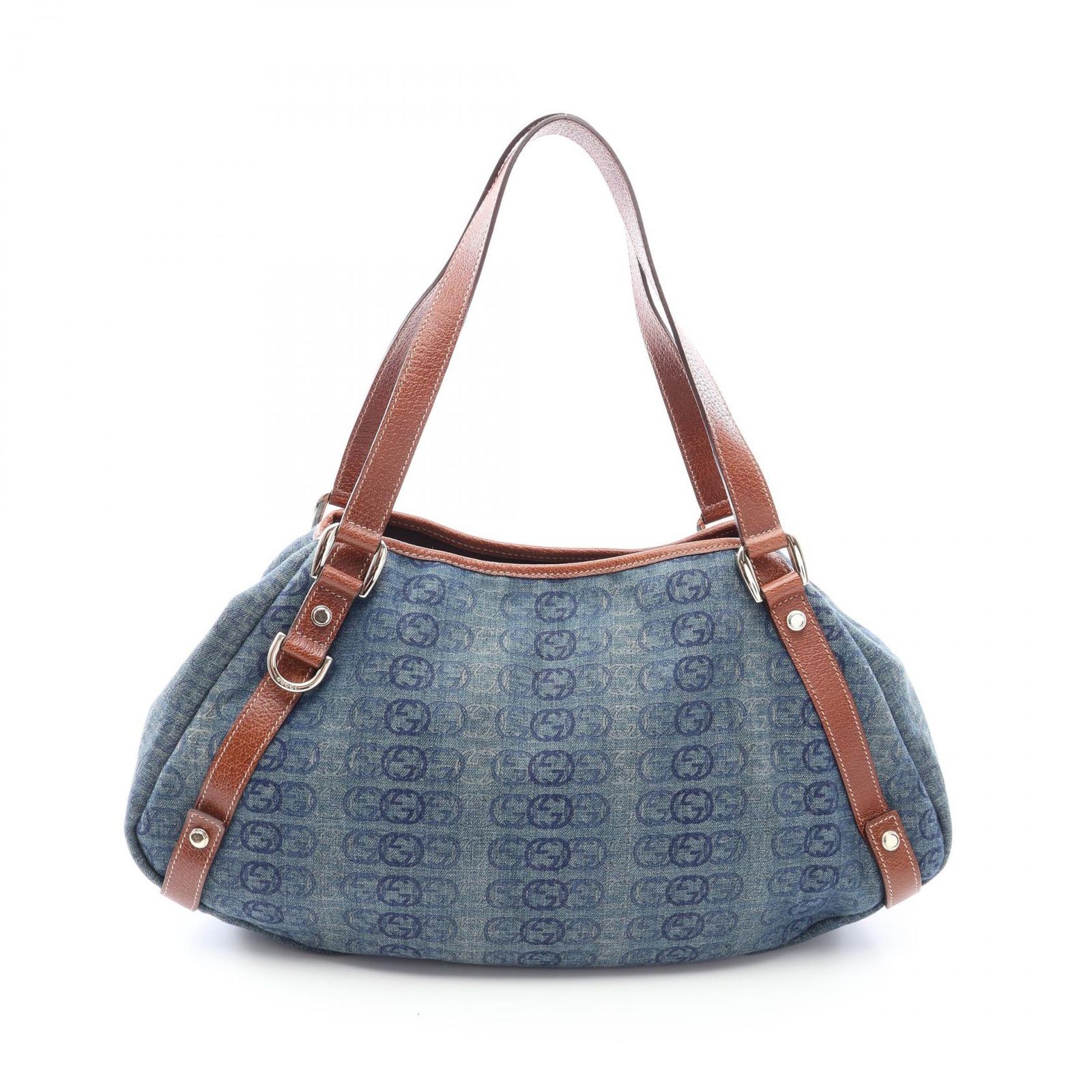 グッチ GUCCI ショルダーバッグ アビー GGキャンバス 130736 デニムブルー/ブラウン デニム アビー トートバッグ レディース Used B 50,880円