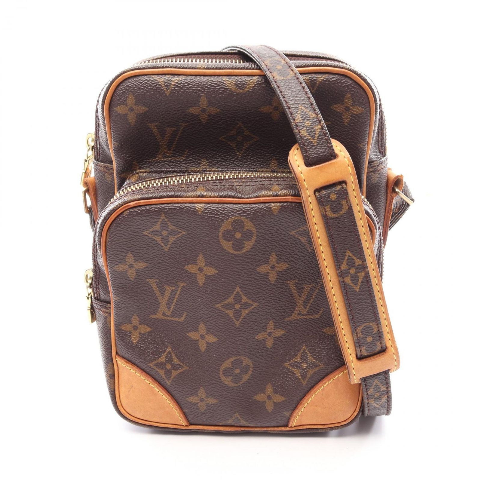 ルイ・ヴィトン LOUIS VUITTON ショルダーバッグ アマゾン M45236 PVCコーティングキャンバス レザー アマゾン レディース Used B